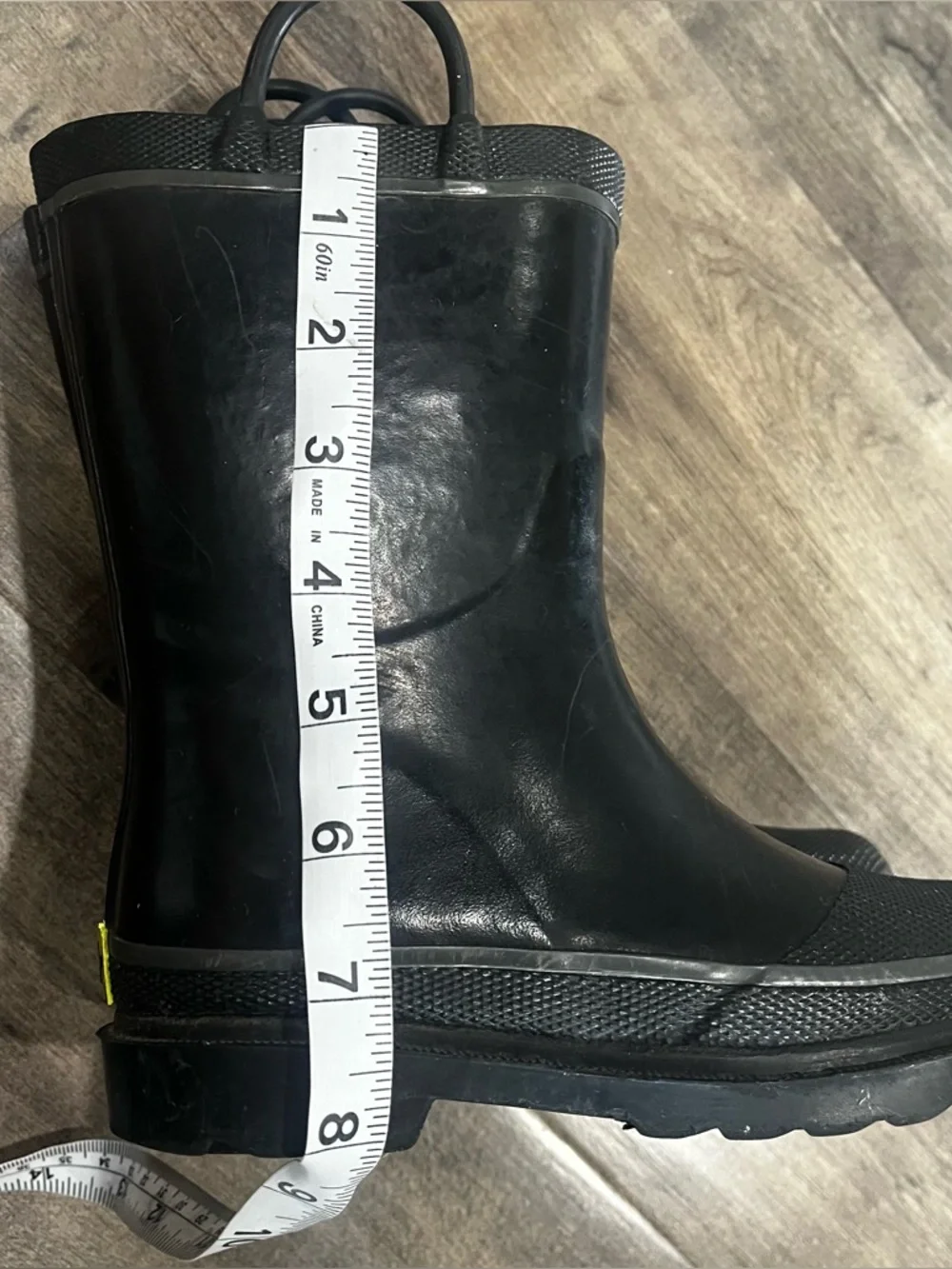 Western Chief Kids Rain Boots Size 11 Kids Toddler Fire Chief 2 Black